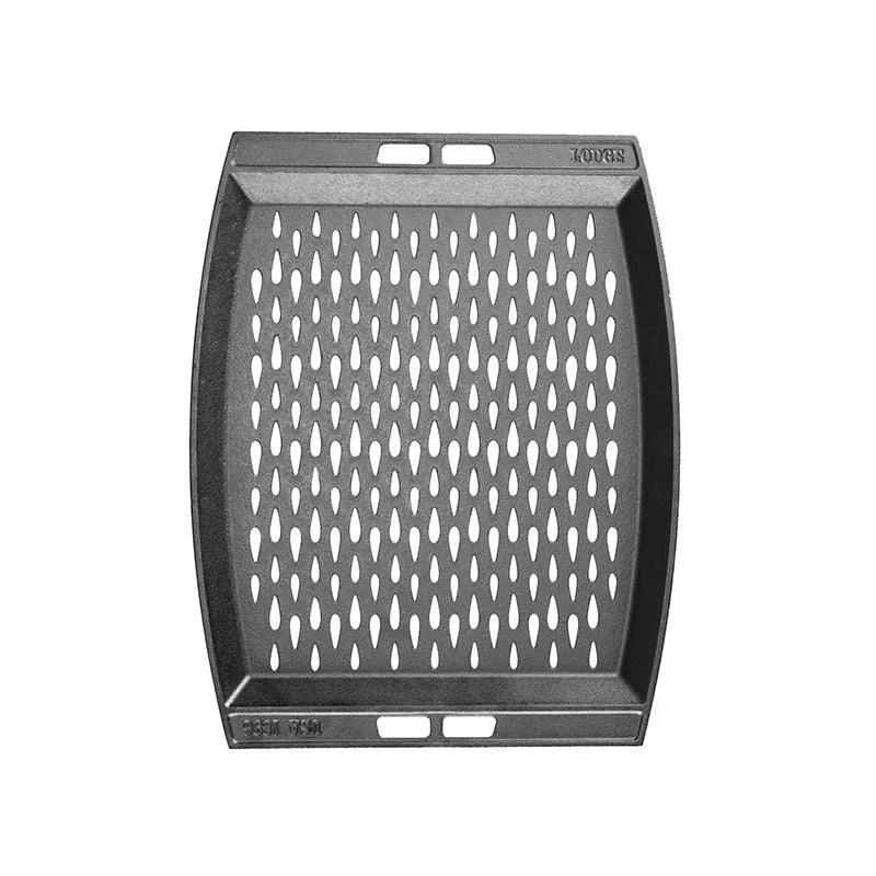 15 x 12 Inch Seasoned Cast Iron Grill Topper
