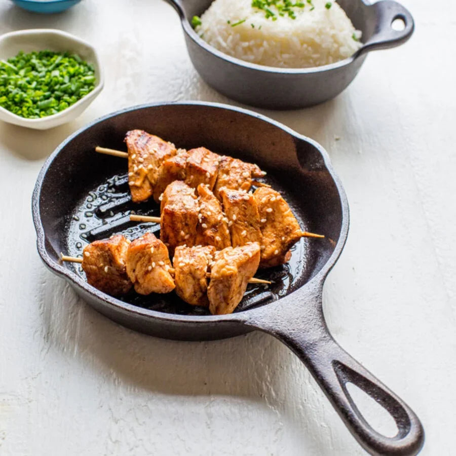 Round Cast Iron Grill Pan