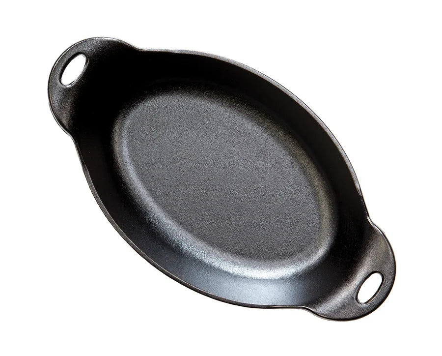 Heat-Treated 36 Ounce Oval Cast Iron Server 