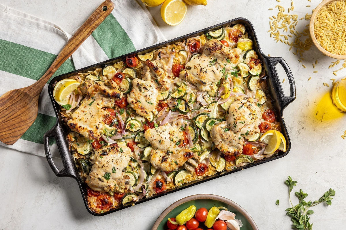 Sheet Pan Greek Chicken